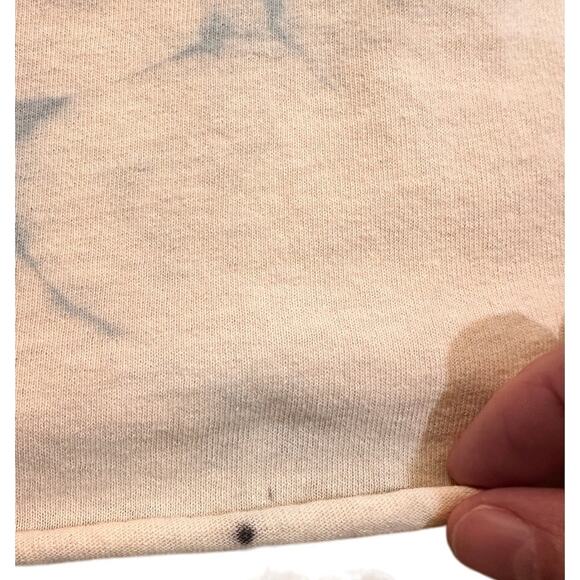 AC/DC Tye Dye Cropped Cotton Concert T-Shirt, size S/M - Picture 4 of 6